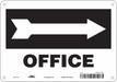 K1758 Safety Sign 7 in x 10 in Aluminum
