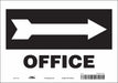 K1758 Safety Sign 7 in x 10 in Vinyl