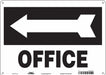 Safety Sign 10 in x 14 in Aluminum