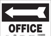 Safety Sign 7 in x 10 in Vinyl