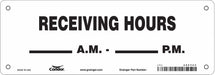 Safety Sign 7 in x 20 in Aluminum