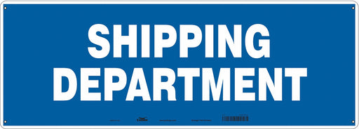 Safety Sign 10 in x 28 in Polyethylene