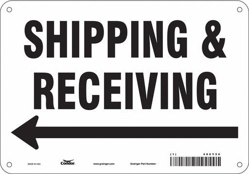 Safety Sign 7 in x 10 in Aluminum