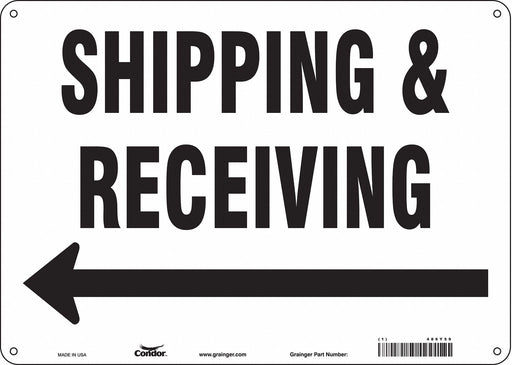 Safety Sign 10 inx14 in Polyethylene