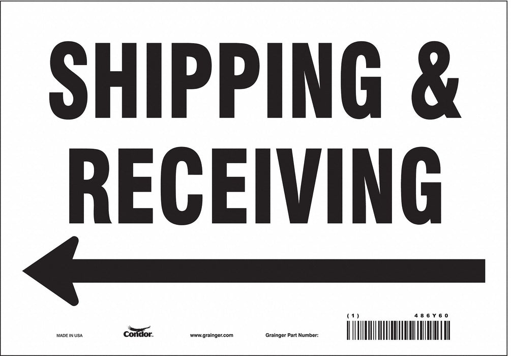 Safety Sign 7 inx10 in Vinyl