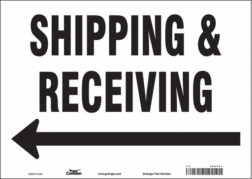 Safety Sign 10 inx14 in Vinyl