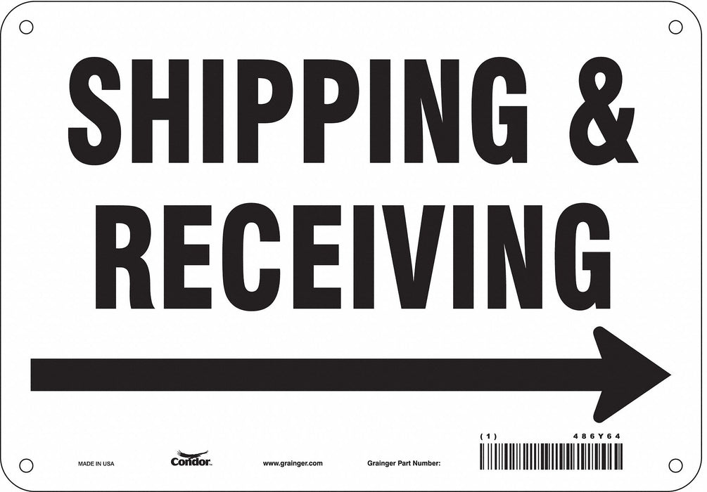 K1778 Safety Sign 7 inx10 in Polyethylene