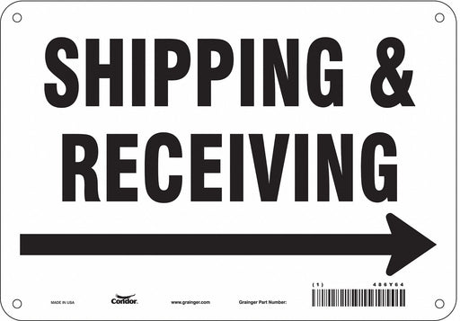 K1778 Safety Sign 7 inx10 in Polyethylene