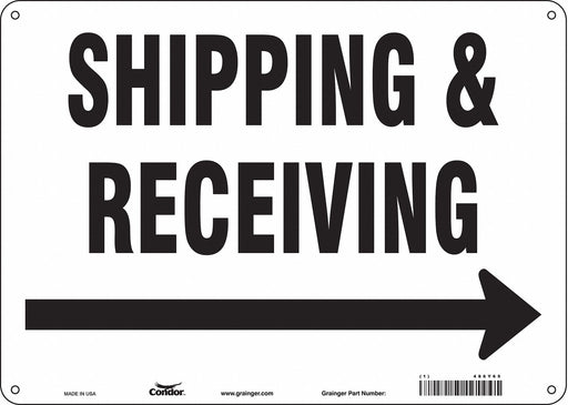 K1778 Safety Sign 10 inx14 in Polyethylene