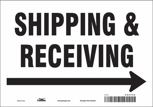 K1778 Safety Sign 7 inx10 in Vinyl