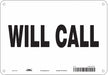 K1874 Safety Sign 7 in x 10 in Aluminum