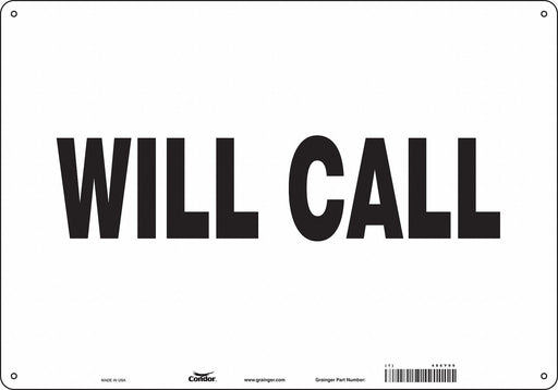 K1874 Safety Sign 14 in x 20 in Polyethylene