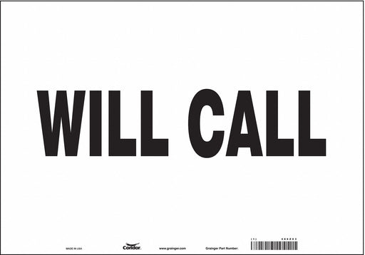 K1874 Safety Sign 14 in x 20 in Vinyl
