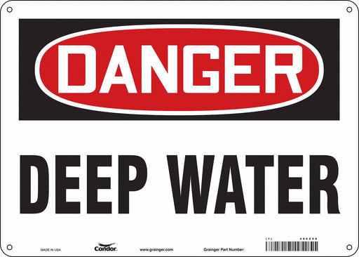 Safety Sign 10 inx14 in Aluminum