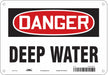 Safety Sign 7 in x 10 in Polyethylene