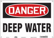 Safety Sign 10 in x 14 in Polyethylene