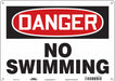 Safety Sign 10 inx14 in Polyethylene