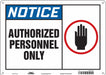 Safety Sign 10 inx14 in Aluminum