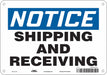 Safety Sign 7 inx10 in Polyethylene