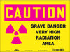 Safety Sign 9 in x 12 in Polyethylene