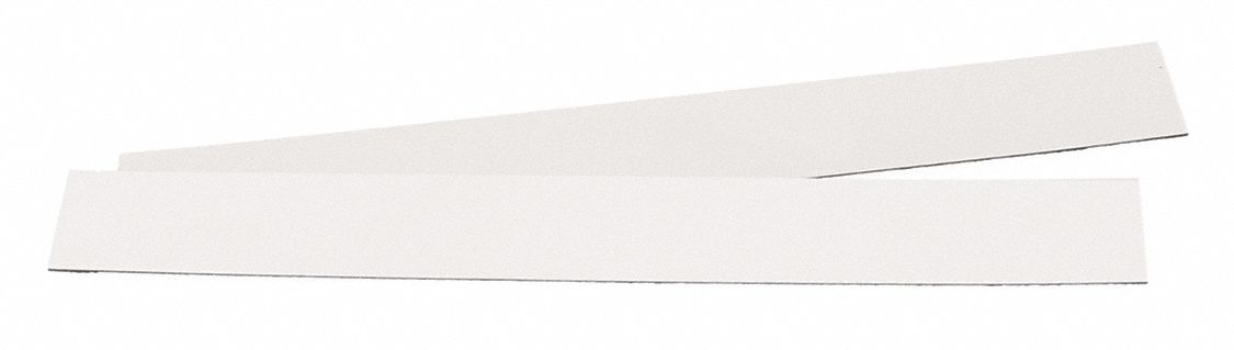 Magnetic Strip White Vinyl 1 in H PK5
