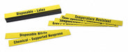 Magnetic Strip Yellow Vinyl 1 in H PK20