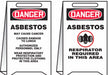Floor Sign White Plastic 20 in H