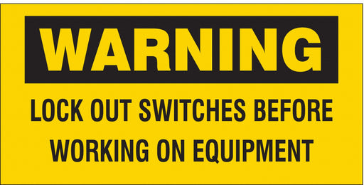 Safety Sign 4.5in x 4.5in Vinyl PK2