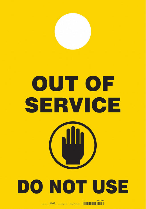 Safety Sign 14 in x 14 in Polyethylene