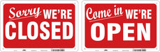 Admittance Sign 8 in x 12 in Plastic
