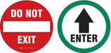 Exit Sign 6 in x 6 in Vinyl