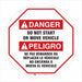 Traffic Sign 20 W 20 H 0.026 Thickness