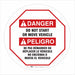 Traffic Sign 16 W 16 H 0.026 Thickness