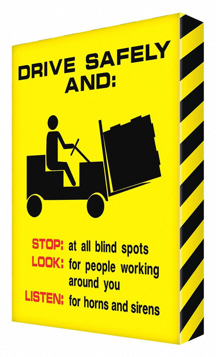 Safety Sign 24 in Aluminum