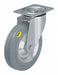 Plate Caster Swivel Rubber 9 1/4 H