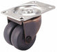 Plate Caster Swivel Rubber 2 3/4 H