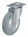 Plate Caster Swivel Rubber 7 11/16 H
