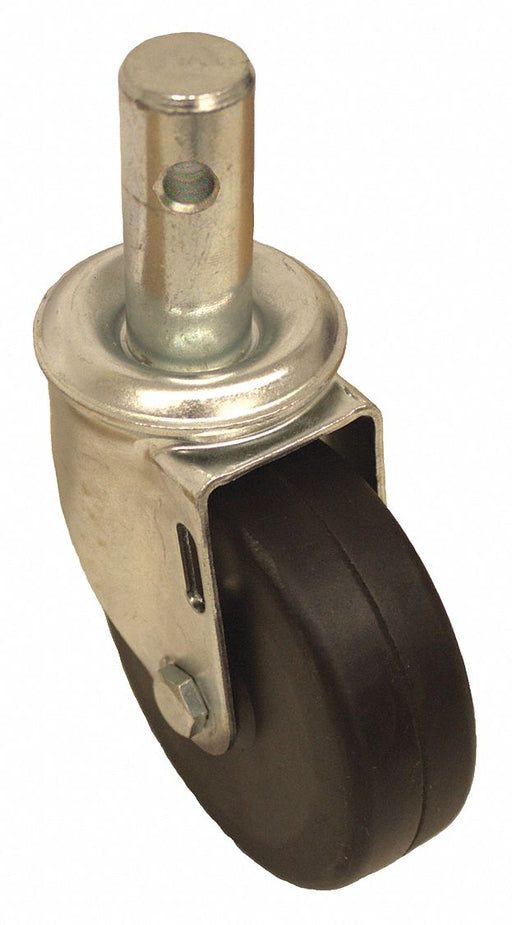 Stem Caster 325 lb Load Black Wheel