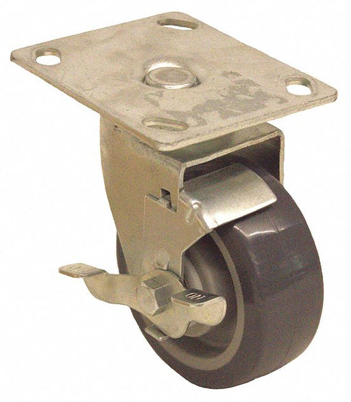 PlateCaster Swivel Polyurethane 5 5/16 H