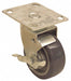 Plate Caster Swivel Polyurethane 6 1/4 H