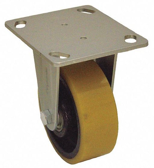 Plate Caster Rigid Polyurethane 5 5/16 H