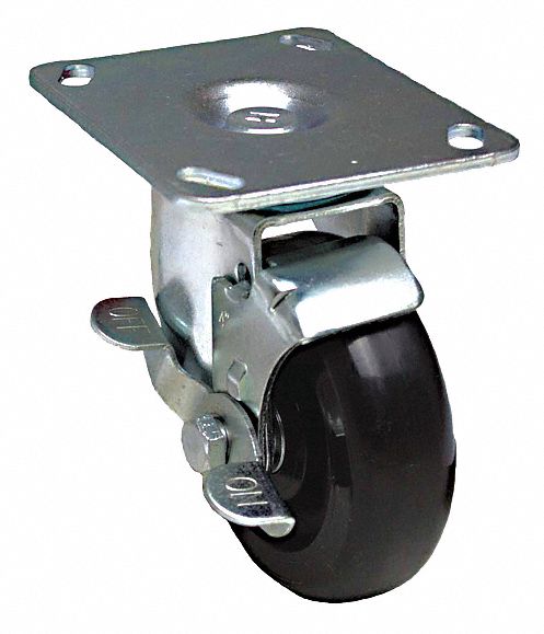 PlateCaster Swivel Polypropylene 7 1/4 H