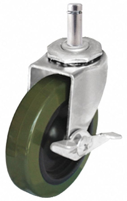Stem Caster 4 dia Polyurethane 130lb
