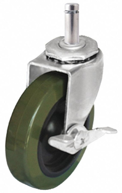 Stem Caster 4 dia Polyurethane 130lb
