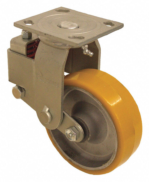 Plate Caster Rigid Polyurethane 8 1/2 H