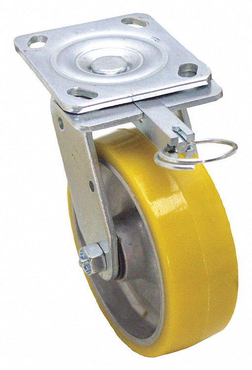 Plate Caster Swivel Polyurethane 5 5/8 H
