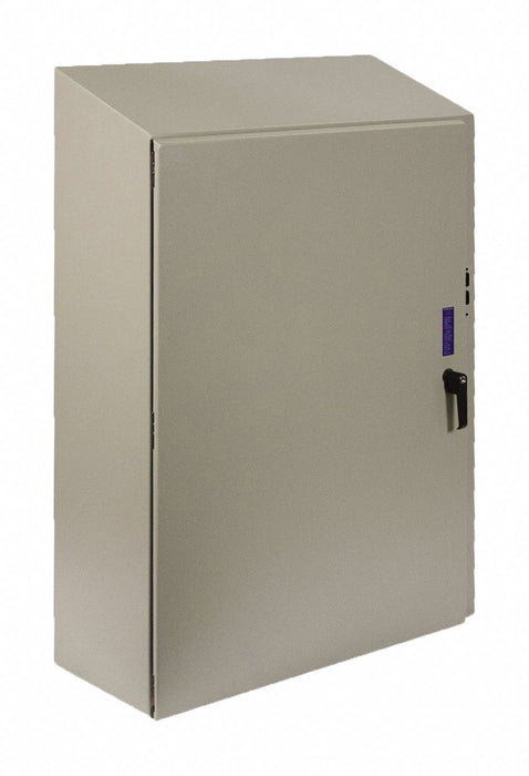Sloped Top Enclosure 24.00 H Gray