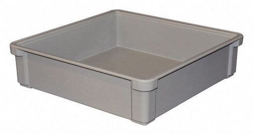 StackingTote 17.5inL 17.5inW Gray