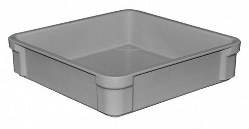 StackingTote 14.75inL 14.375inW Gray