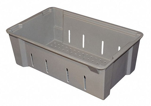 StraightWallTote 17.875inL 11.75inW Gray
